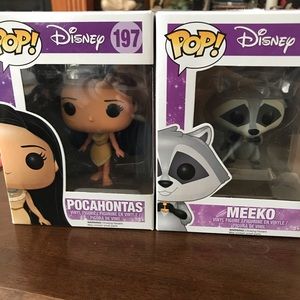 Pocahontas And Meeko Funko POP Set!